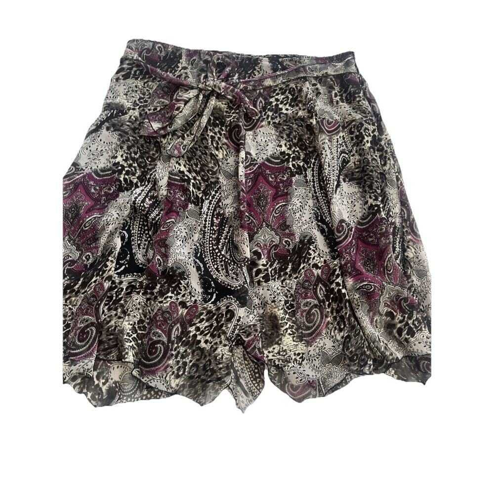Fashion Bug Vtg Skirt Size 16W Black Gray Purple Whimsigoth Witchy Fairy